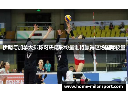 伊朗与加拿大排球对决精彩纷呈谁将赢得这场国际较量